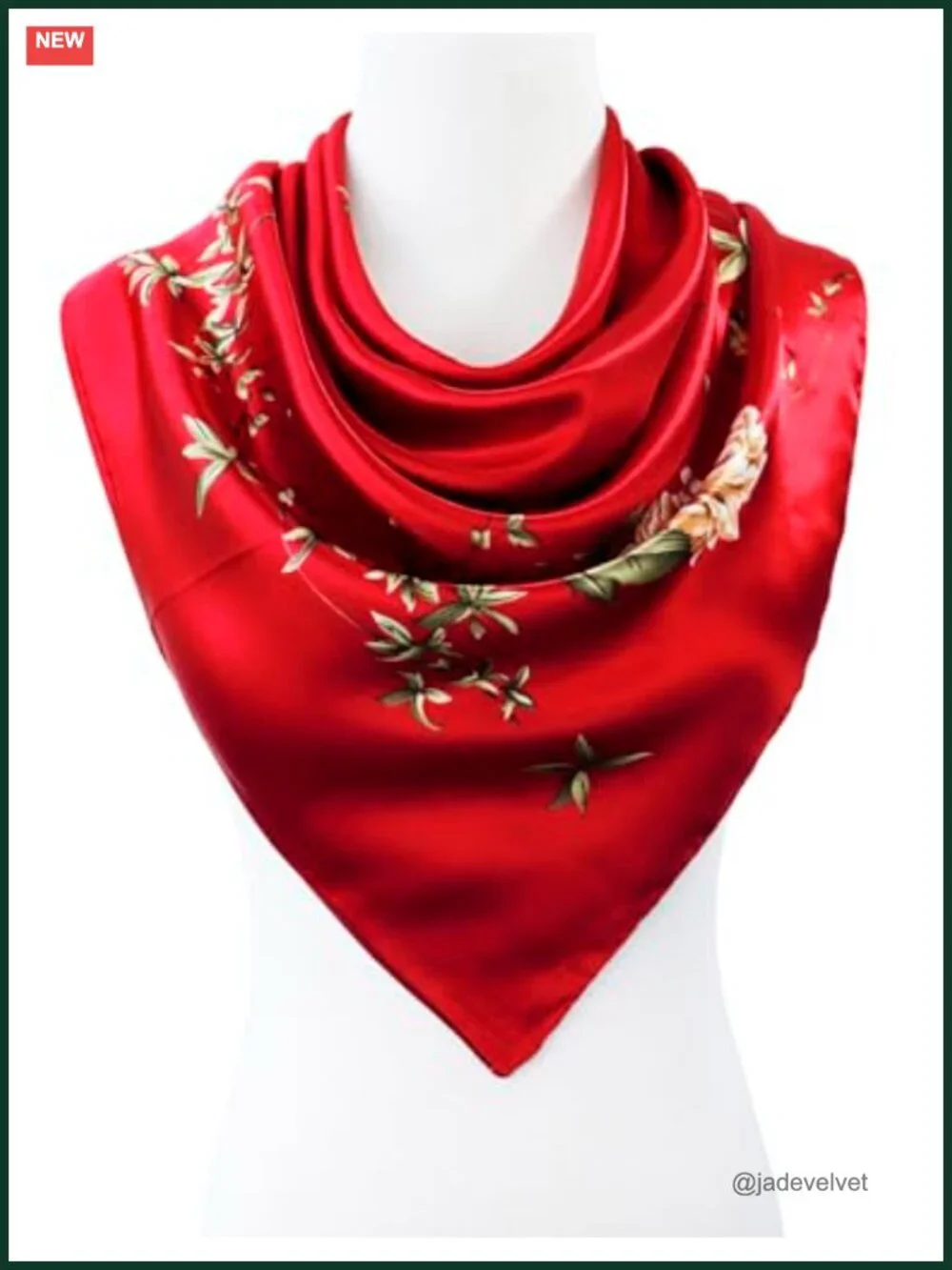 Silk Feel Satin Head Scarf for Women, Large Square Hair Wrap, Bandana Neck Scarf